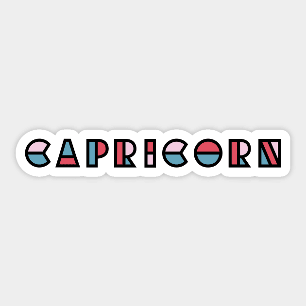 Capricorn Sticker by gnomeapple